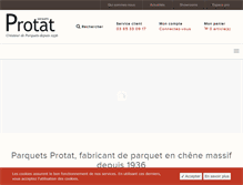Tablet Screenshot of parquetsprotat.com